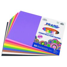 Prang Construction Paper, 12" x 18", Assorted Colours, 50/pkg