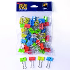 Officemate® Smiling Face Binder Clips