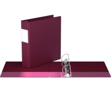 Davis Group Essential 2300 Angle D-Ring Binder, 2", Burgundy