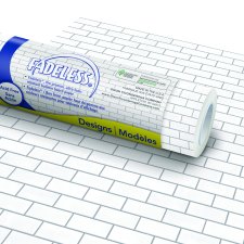 Fadeless Paper Roll, 48" x 12', Subway Tile