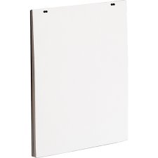 Quartet® Paper Easel Refill, 20" x 30", Plain, 50 sheets/pad