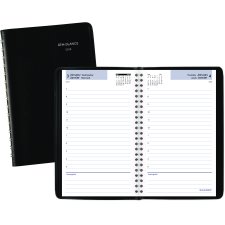 AT-A-GLANCE® Daily Appointment Book, 8" x 4-7/8", Bilingual