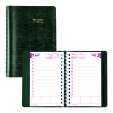 Brownline® Essential Daily Diary, 8" x 5", Green