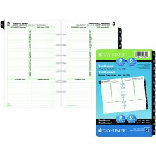 Day-Timer® Refill Daily Desk Size, 1 Page/Day, Bilingual