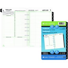 Day-Timer® Refill Daily Desk Size, 2 Pages/Day, Bilingual