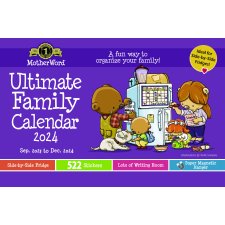 MotherWord® Mom's Ultimate Family Fridge Calendar, 15" x 9-1/2"