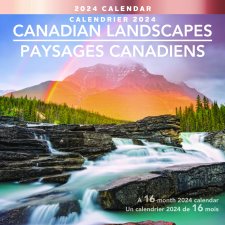 AT-A-GLANCE® DayDream® Canadian Landscape Wall Calendar, 12" x 12", Bilingual