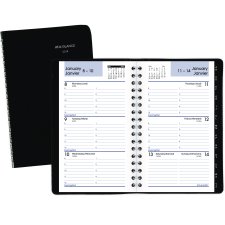 AT-A-GLANCE® Weekly Desk Diary, 6" x 3-3/4", Bilingual