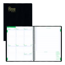 Blueline® Timanager® Planifi-Action® Weekly Planner, 11" x 8-1/2", Bilingual, Black