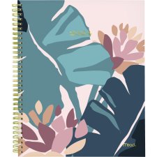 Mead® Rio Floral Collection Weekly/Monthly Planner, 11" x 9", Bilingual