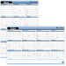 Day-Timer Reversible Flexible Vertical/Horizontal Planner, 24" x 36"