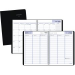 AT-A-GLANCE Recycled Weekly Appointment Book, 11" x 8", Bilingual, Black