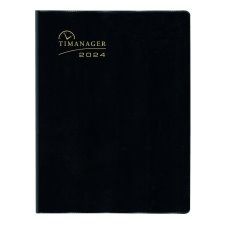 Blueline® Timanager® Weekly Business Diary, 10-1/4" x 7-5/8",  Black
