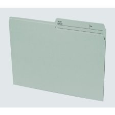 Basics Coloured Reversible File Folders, Letter, Grey