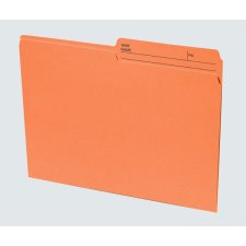 Basics Coloured Reversible File Folders, Letter, Orange