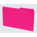 Basics Coloured Reversible File Folders, Legal, Red