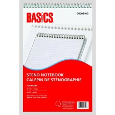 Basics Steno Notebook, 6" x 9"