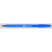 Basics Rubber Barrel Stick Pen, Medium tip, Blue, 12/bx