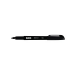 Basics Permanent Markers Pen Style, Black, 12/bx