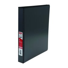 Basics Customizable D-Ring Binder, 1", Black