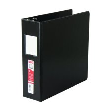 Basics D-Ring Binder, 3", Black