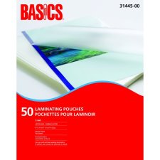 Basics Laminating Pouches, 9" x 11-1/2", 3 mil, 50/pk