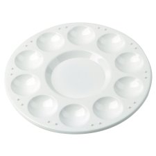 DBLG Round Plastic Palette, 12/pkg