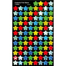 Trend Supershapes Stickers Colourful Foil Stars