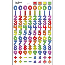 Trend Supershapes Stickers Numbers