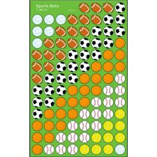 Trend Supershapes Stickers, Sports Balls