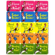 The Cat in the Hat Reading Stickers, 120/pkg