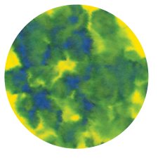 Colour Diffusing Circles