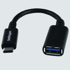 StarTech USB-C to USB-A Adaptor, 6", Black