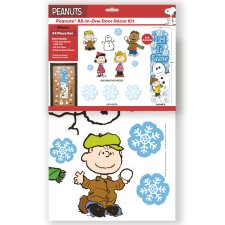 All-in-One Door Decorating Kit, Peanuts Winter