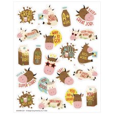 Scented Stickers, Brown Cows (Chocolate Milk)
