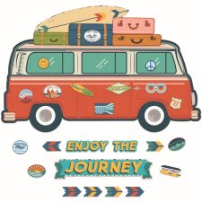 Bulletin Board Set, Adventurer Enjoy the Journey Giant Van