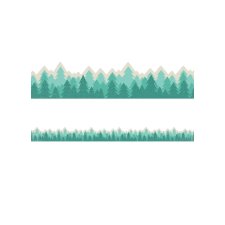 Extra Wide Decorative Trim, Adventurer Trees
