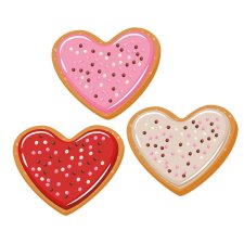 Paper Cut-Outs, Heart Cookies