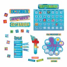 Bulletin Board Set, Seas the Day Calendar
