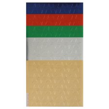 Presto Stick Foil Star Stickers, 1/2", Assorted colours