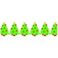 Extra Wide Decorative Trim, Christmas Tree
