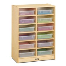 Jonti-Craft 12 Paper-Tray Mobile Storage, No Paper Trays