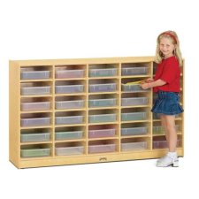 Jonti-Craft 30 Paper-Tray Mobile Storage, No Trays