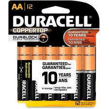 Duracell Coppertop Batteries, AA