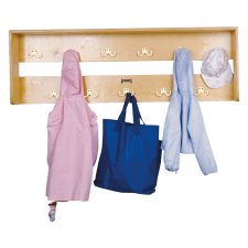 Jonti-Craft Double Wall Mount Coat Rail