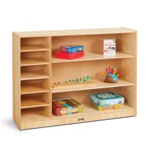 Jonti-Craft Adjustable Combo Mobile Straight-Shelf