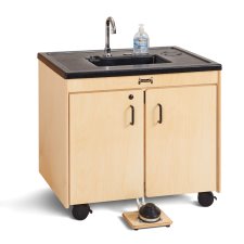 Jonti-Craft Clean Hands Helper Portable Sink, Nonelectric, Plastic Sink, 26"