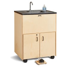 Jonti-Craft Clean Hands Helper Portable Sink, Nonelectric, Plastic Sink, 38"