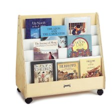 Jonti-Craft Double Sided Mobile Pick-a-Book Stand