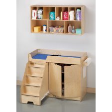 Jonti-Craft Changing Table Combo with Stairs, Left Side